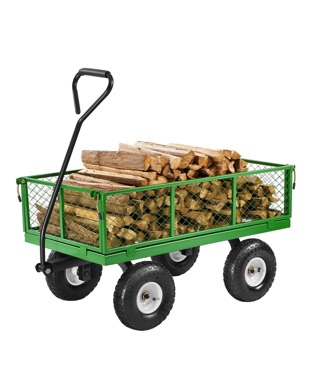 VEVOR Tērauda dārza ratiņi, 408 kg kravnesība, smagsvara modelis, 25 cm riepas