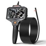 VEVOR 360° rotējošs endoskops ar divām kamerām, 12,7 cm HD IPS dalītā ekrāna displejs, 8 mm kamera ar apgaismojumu, IP67, 5 m inspekcijas kabelis automobiļiem un cauruļvadiem