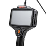 VEVOR 360° rotējošs endoskops ar divām kamerām, 12,7 cm HD IPS dalītā ekrāna displejs, 8 mm kamera ar apgaismojumu, IP67, 5 m inspekcijas kabelis automobiļiem un cauruļvadiem