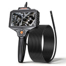 VEVOR 360° rotējošs endoskops ar divām kamerām, 12,7 cm HD IPS dalītā ekrāna displejs, 8 mm kamera ar apgaismojumu, IP67, 5 m inspekcijas kabelis automobiļiem un cauruļvadiem