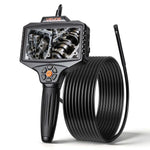 VEVOR 360° rotējošs endoskops ar divām kamerām, 12,7 cm HD IPS dalītā ekrāna displejs, 8 mm kamera ar apgaismojumu, IP67, 5 m inspekcijas kabelis automobiļiem un cauruļvadiem