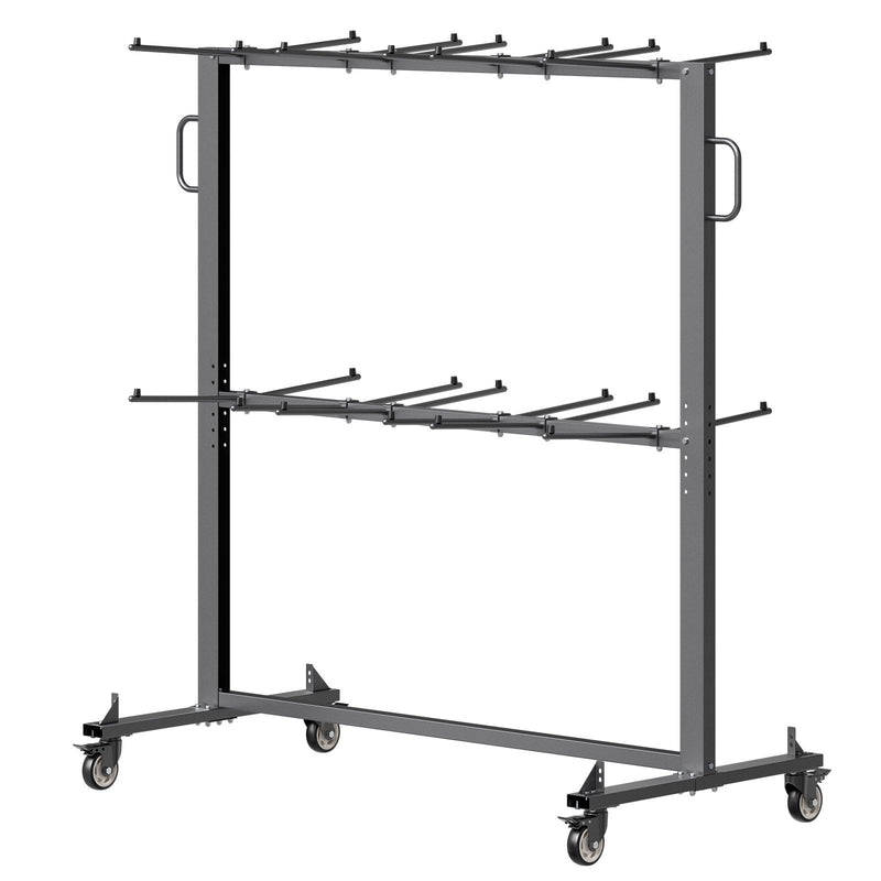 VEVOR saliekamo krēslu ratiņi 84 krēsliem / 12 galdiem + 42 krēsliem, 360 kg