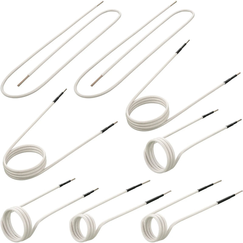 VEVOR Набор катушек индукционного нагрева, 8 шт, магнитный мини индукционный нагреватель без пламени, термостойкие гибкие аксессуары для удаления ржавых гаек и болтов