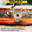 VEVOR Набор катушек индукционного нагрева, 8 шт, магнитный мини индукционный нагреватель без пламени, термостойкие гибкие аксессуары для удаления ржавых гаек и болтов