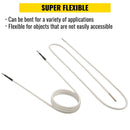 VEVOR Набор катушек индукционного нагрева, 8 шт, магнитный мини индукционный нагреватель без пламени, термостойкие гибкие аксессуары для удаления ржавых гаек и болтов