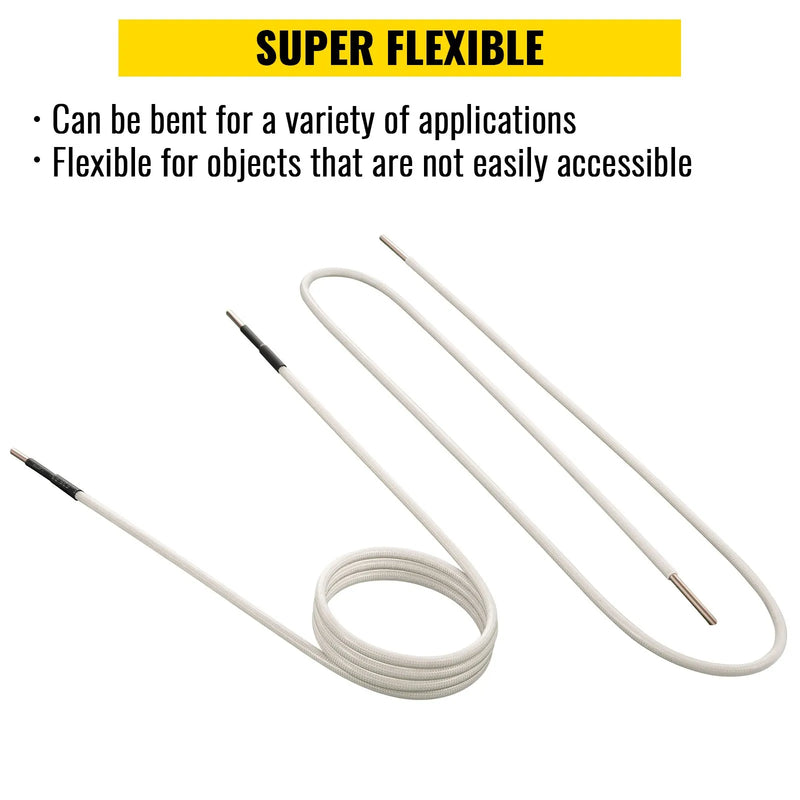 VEVOR Набор катушек индукционного нагрева, 8 шт, магнитный мини индукционный нагреватель без пламени, термостойкие гибкие аксессуары для удаления ржавых гаек и болтов