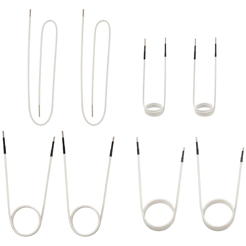 VEVOR Набор катушек индукционного нагрева, 8 шт, магнитный мини индукционный нагреватель без пламени, термостойкие гибкие аксессуары для удаления ржавых гаек и болтов