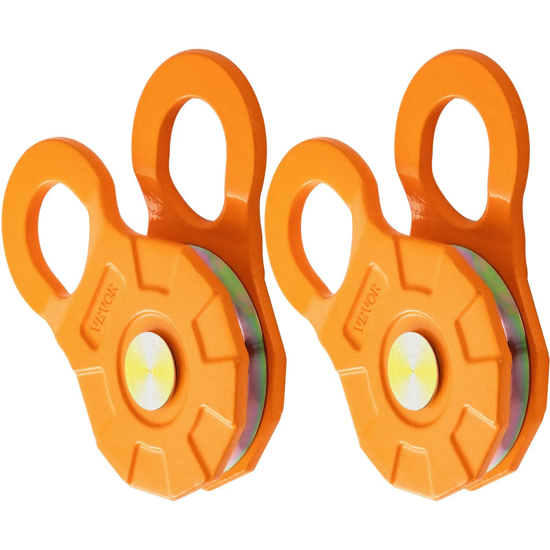 Ролик блока защелки, предельная рабочая нагрузка 11 т, шкив лебедки 14 мм для синтетического троса или мягких зажимов, внедорожное эвакуационное оборудование для трактора, грузовика, ATV и UTV, комплект из 2 штук