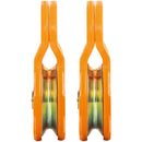 Ролик блока защелки, предельная рабочая нагрузка 11 т, шкив лебедки 14 мм для синтетического троса или мягких зажимов, внедорожное эвакуационное оборудование для трактора, грузовика, ATV и UTV, комплект из 2 штук