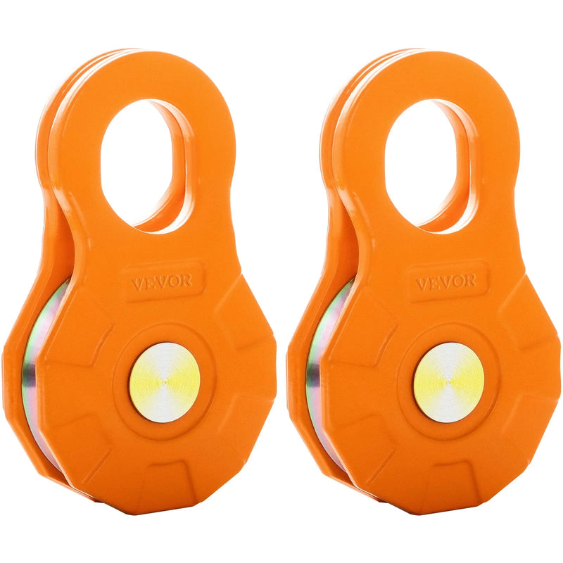 Ролик блока защелки, предельная рабочая нагрузка 11 т, шкив лебедки 14 мм для синтетического троса или мягких зажимов, внедорожное эвакуационное оборудование для трактора, грузовика, ATV и UTV, комплект из 2 штук