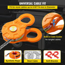 Ролик блока защелки, предельная рабочая нагрузка 11 т, шкив лебедки 14 мм для синтетического троса или мягких зажимов, внедорожное эвакуационное оборудование для трактора, грузовика, ATV и UTV, комплект из 2 штук