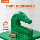 VEVOR traktora kausa āķi 9,5 mm 2 gab. no kalta tērauda ar stiprinājumu un atbalsta plāksni, maksimālā pārrāvuma izturība 6804 kg, piemēroti traktoriem, pikapiem, kravas auto un kemperiem