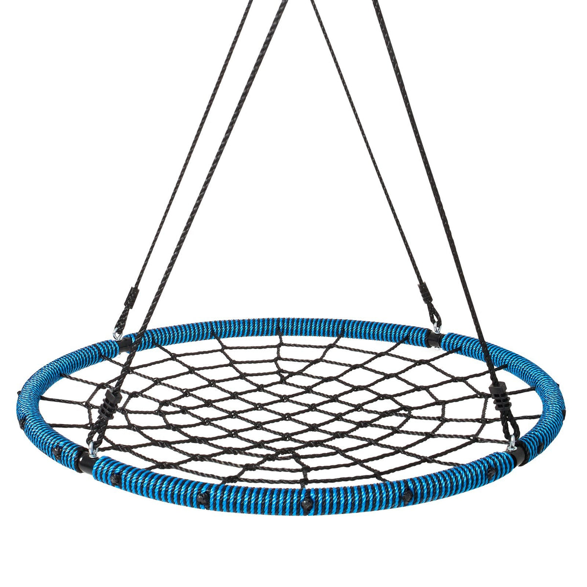 VEVOR zirnekļtīkla tipa apaļās šūpoles bērniem 102 cm, celtspēja 340 kg