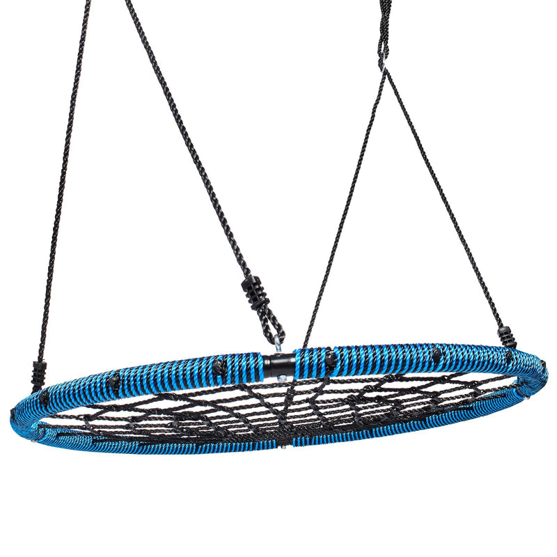 VEVOR zirnekļtīkla tipa apaļās šūpoles bērniem 102 cm, celtspēja 340 kg