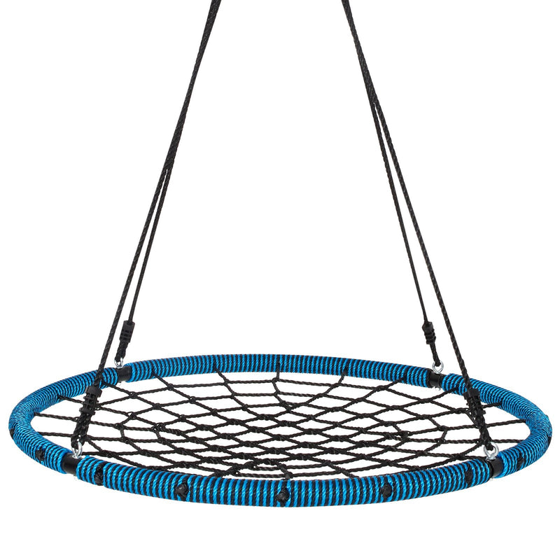 VEVOR zirnekļtīkla tipa apaļās šūpoles bērniem 102 cm, celtspēja 340 kg