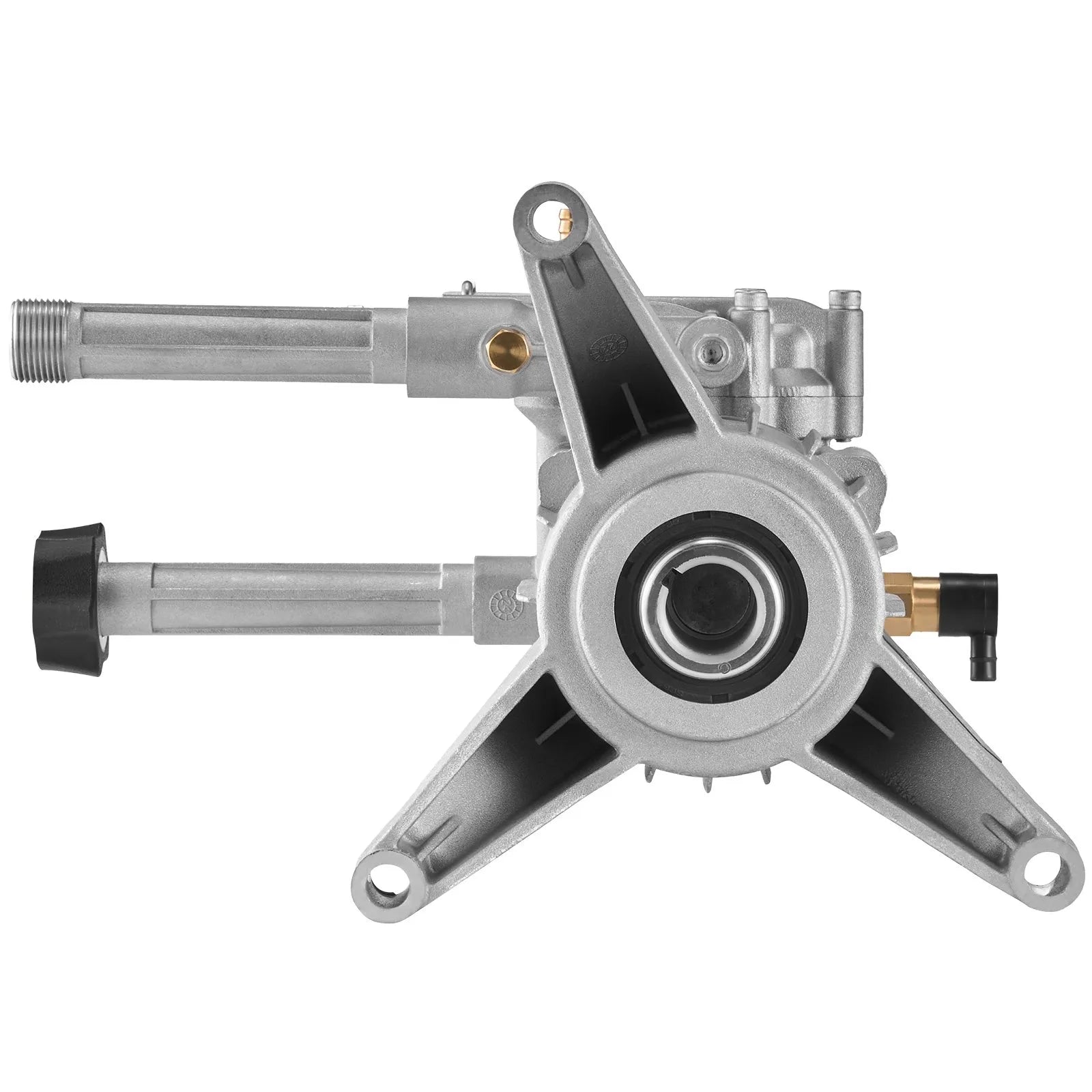 VEVOR augstspiediena mazgātāja sūknis ar vertikālu 22 mm (7/8″) vārpstu, darba spiediens līdz 214 bar, plūsma 9,5 l/min, rezerves sūkņa komplekts ar 5 sprauslām, saderīgs ar Briggs & Stratton, Generac, Devilbiss, Troy Bilt, Honda un Craftsman