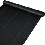 VEVOR nezāļu barjeras audums 200 x 9144 cm, 90,7 g/m² izturīgs austs nezāļu kontroles audums, augstas caurlaidības ģeotekstils puķu dobēm un zemklājumam, polietilēna augsnes segums