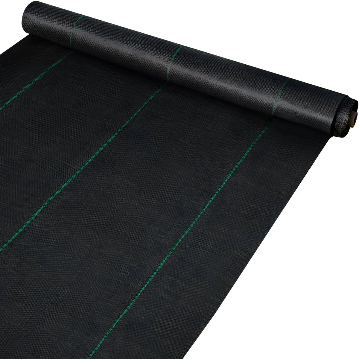VEVOR nezāļu barjeras audums 200 x 9144 cm, 90,7 g/m² izturīgs austs nezāļu kontroles audums, augstas caurlaidības ģeotekstils puķu dobēm un zemklājumam, polietilēna augsnes segums