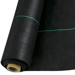 VEVOR nezāļu barjeras audums 200 x 9144 cm, 90,7 g/m² izturīgs austs nezāļu kontroles audums, augstas caurlaidības ģeotekstils puķu dobēm un zemklājumam, polietilēna augsnes segums