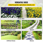 VEVOR nezāļu barjeras audums 200 x 9144 cm, 90,7 g/m² izturīgs austs nezāļu kontroles audums, augstas caurlaidības ģeotekstils puķu dobēm un zemklājumam, polietilēna augsnes segums