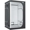 Pieejams 10 dienu laikā! VEVOR 121,92 cm x 121,92 cm Audzēšanas Telts, 121,92 cm x 121,92 cm x 203,2 cm, Augsta Atstarojuma 2000D Mylar Hidroponiskā Audzēšanas Telts ar Novērošanas Logu, Rīku Maisu un Grīdas Paliktni Iekštelpu Augu Audzēšanai