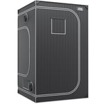 Available in 10 days! VEVOR 121,92 cm x 121,92 cm Growing Tent, 121,92 cm x 121,92 cm x 203,2 cm, High Reflectance 2000D Mylar Hydroponic Growing Tent with Observation Window, Tool Bag and Floor Tray for Indoor Plant Growing