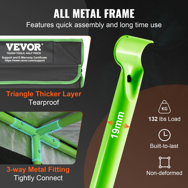 4x4 tent in cm Available in 10 days! VEVOR 304,8 cm x 304,8 cm Growing Tent, 304,8 cm