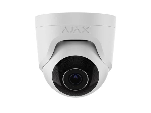 AJAX TURRETCAM 5Mp 2.8MM white 12V.For outdoor and indoor use. Powered IP security camera with 110° viewing angle
