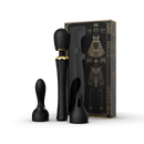 KYRO masāžas ierīces komplekts no LEGEND AURORA kolekcijas,melnā krāsa,skatīt aprakstu,diskrēta piegāde melnā iepakojumā