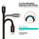 Swissten Textile Fast Charge 3A Lightning Data and Charging Cable 2m