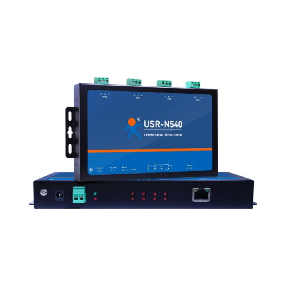 USR-N540 RS485/RS232 → Ethernet (TCP) pārveidotājs akumulatoru un invertoru monitoringam, 212-40000-00