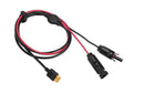 MC4-XT60i Solar Cable 3.5 m Connect the solar panel to the power plant to provide clean, efficient and reliable power wherever you go. The Solar to XT60i charging cable allows you to connect your portable power plant to the solar panel.
