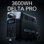 Mobil laddstation/batteri (EcoFlow DELTA PRO) batterikapacitet 3600Wh, EcoFlow