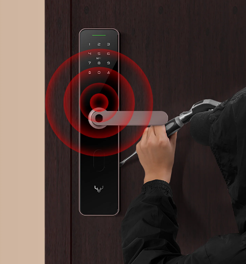 Lockin Smart Lock X1, works with Mi Home app, 6 unlocking modes.