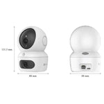 EZVIZ H7c Dual, 4mp, balta - divu objektīvu kamera  4mp izšķirtspēja abiem objektīviem; • Panorāmas skats un divvirzienu saruna; • AI atbalstīta cilvēka formas noteikšana; • Vieda krāsu nakts redzamība.