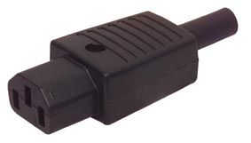 Spraudnis IEC C13 kabelim 10A250V 3K