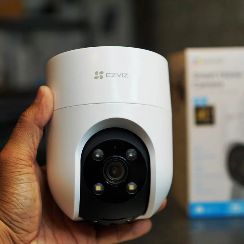 H8C 1080p välitingimustes kasutatav pöörlev CCTV-kaamera. 360° nurk. Värviline öönägemine, ühendub nutiseadmetega. Kahesuunaline heli, inimeste jälgimine.