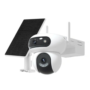 EZVIZ HB90x - 4G + WIFI Dual-Lens All-Day Recording  kamera + 8W saules panelis