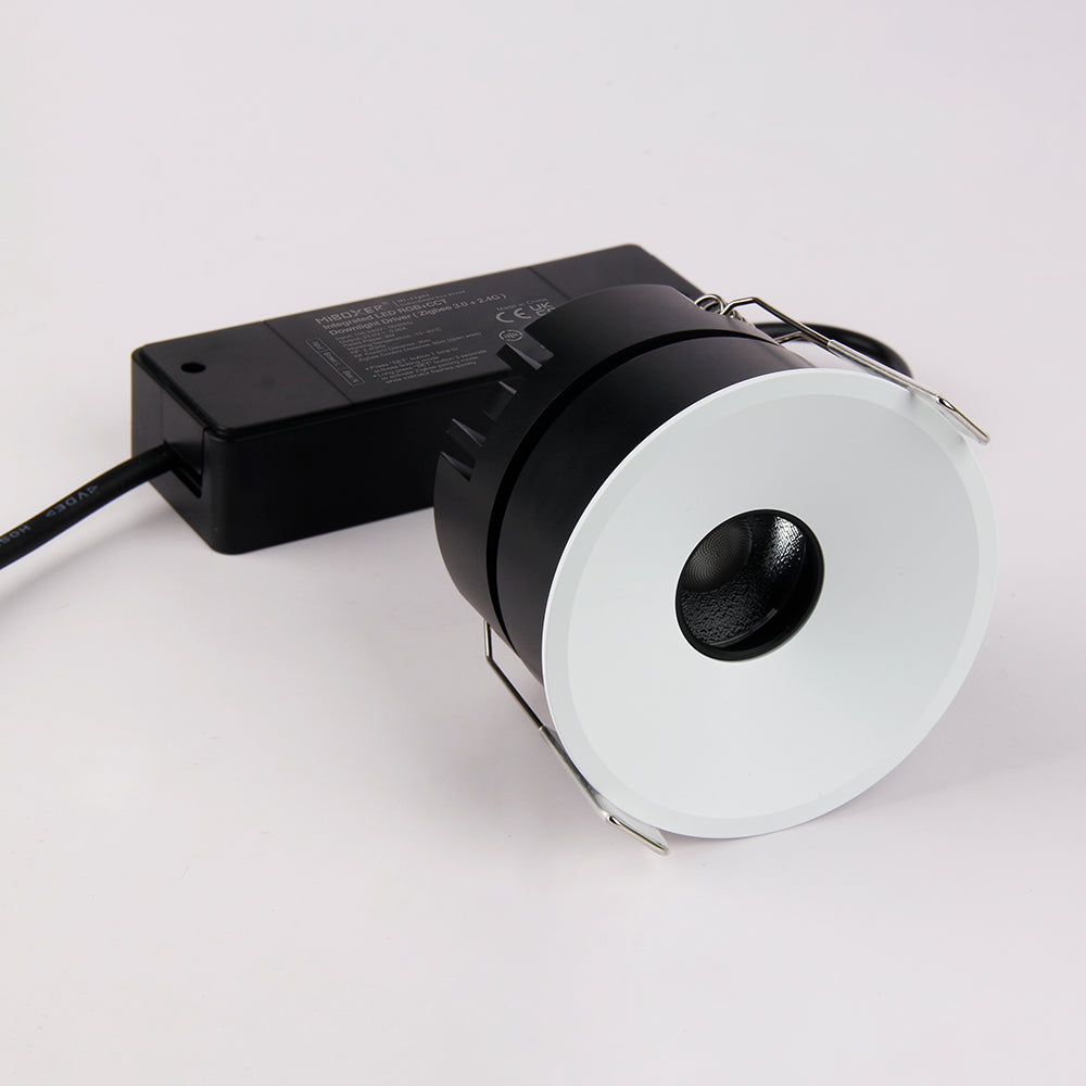 FUT083ZR 9 W CCT 2700~6500K Dimējams  LED iebūvējams gaismeklis (Zigbee 3,0+2,4 GHz) Balts