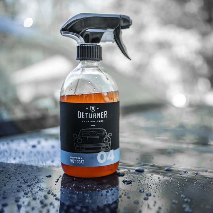 500ml-DETURNER WET COAT - Nano wax, increases car shine and creates a water and dirt repellent effect