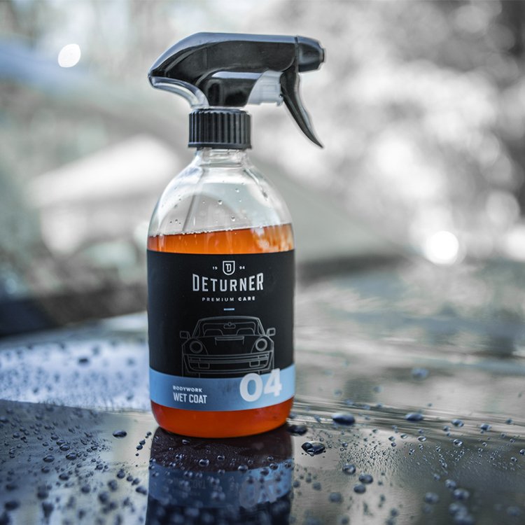 Нано-воск-250 мл-DETURNER WET COAT усиливает блеск автомобиля и создает водо- и грязеотталкивающий эффект