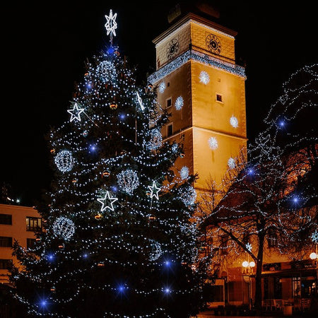 ED gaismas virtene 25,5 m, auksti balta ar zilu mirgošanas efektu, lietošanai iekštelpās un ārā