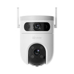 Ezviz H9C 3K (5MP+ 5MP) with 2 lenses (wide-angle fixed and zoom moving) and high resolution. Colour night vision, human tracking, siren, two-way audio