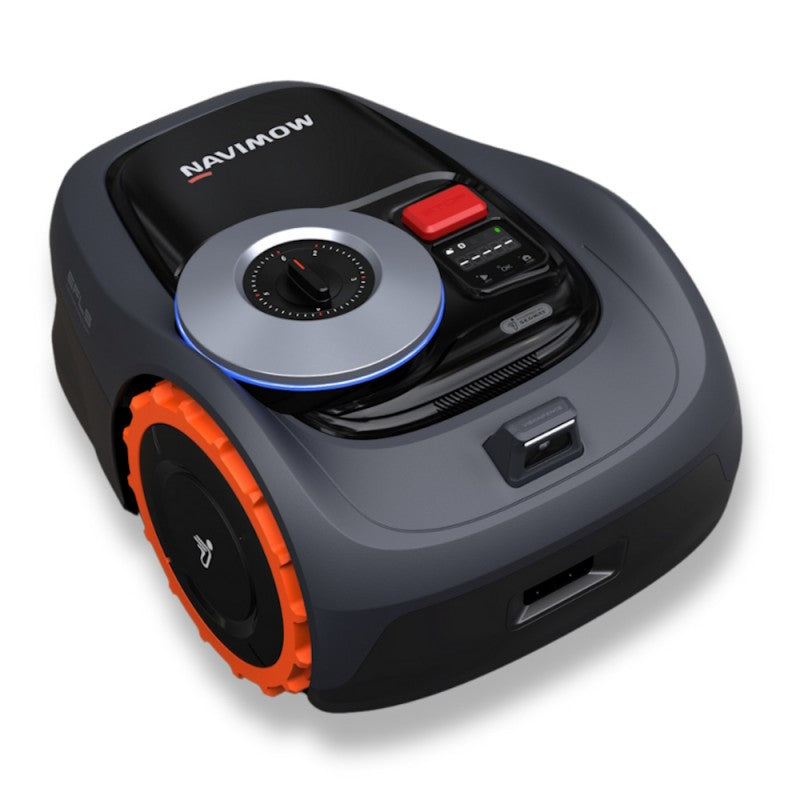 800 m²_Zāliena robots SEGWAY Navimow i108E, darbojas bez kontūras kabeļiem, lieliska izvēle kompaktam dārzam.