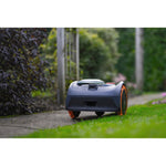800 m²_Zāliena robots SEGWAY Navimow i108E, darbojas bez kontūras kabeļiem, lieliska izvēle kompaktam dārzam.