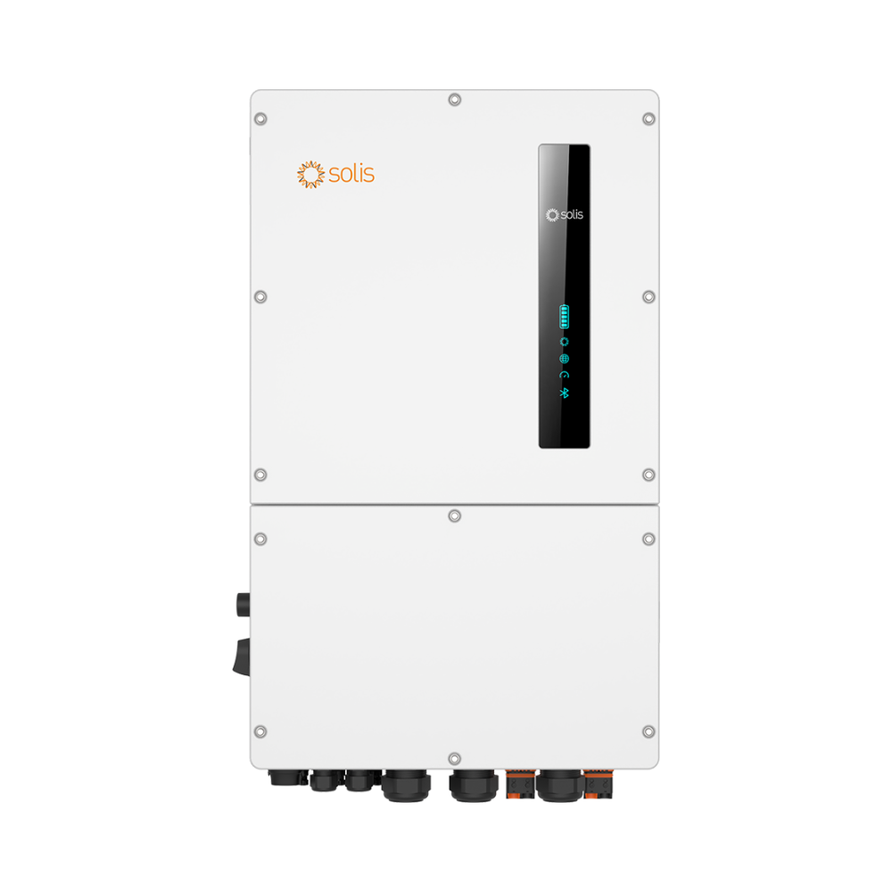 Solis S6-EH3P50K-H-ND 50 kW trīsfāžu hibrīdais invertors, augstsprieguma akumulatoram