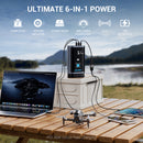 Starter ja õhukompressor JP3, 3000A, 16000 mAh, kuni 8,0 L bensiin / 4,5 L diisel, 150 PSI, USB-C PD 30 W, LED-esilatern, pihustid kaasas