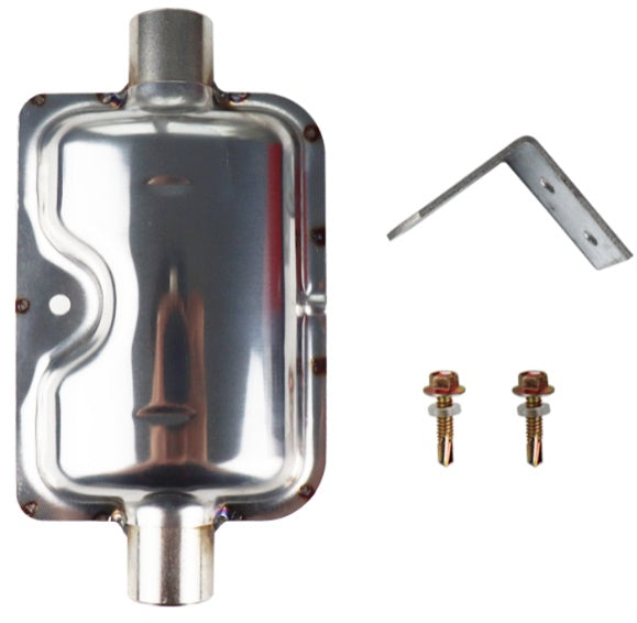 Izpūtēja gala klusinātājs priekš 5-8kW krāsniņām(Vevor dīzeļa sildītajiem)