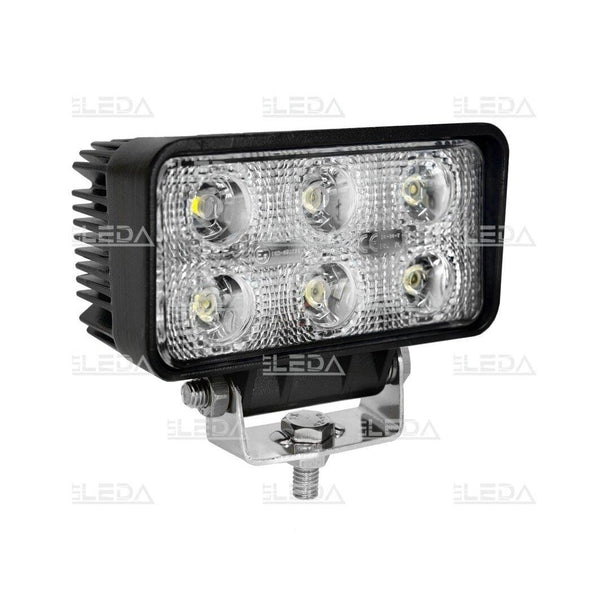 LED darba lampa 18W/30° Šaurleņķa 1200lm (6x3w)Spriegums: 10-30V. Krāsu temperatūra: 6000K