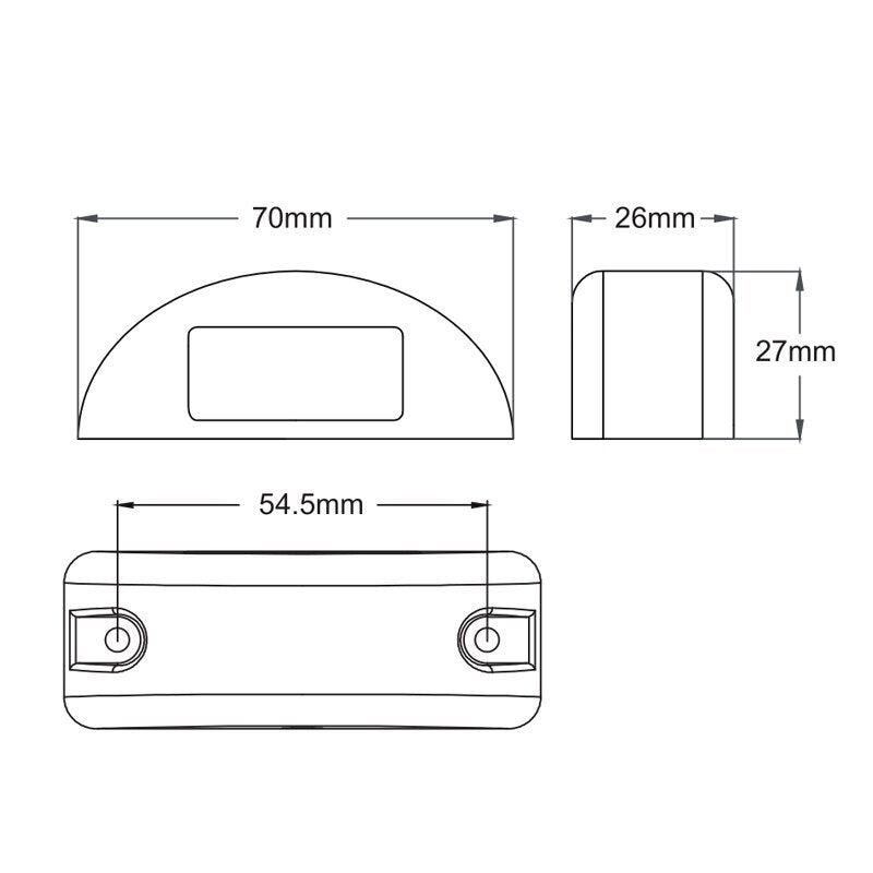 LED numura zīmes apgaismojums 12-24V